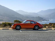 Adjusted Drive Straat 1970 Porsche 911T Tangerine 9110121262 - Outdoors